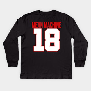 The Longest Yard Paul Crewe Mean Machine Jersey Kids Long Sleeve T-Shirt